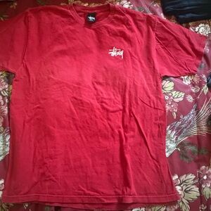 Stussy Classic Red Short Sleeve Tee